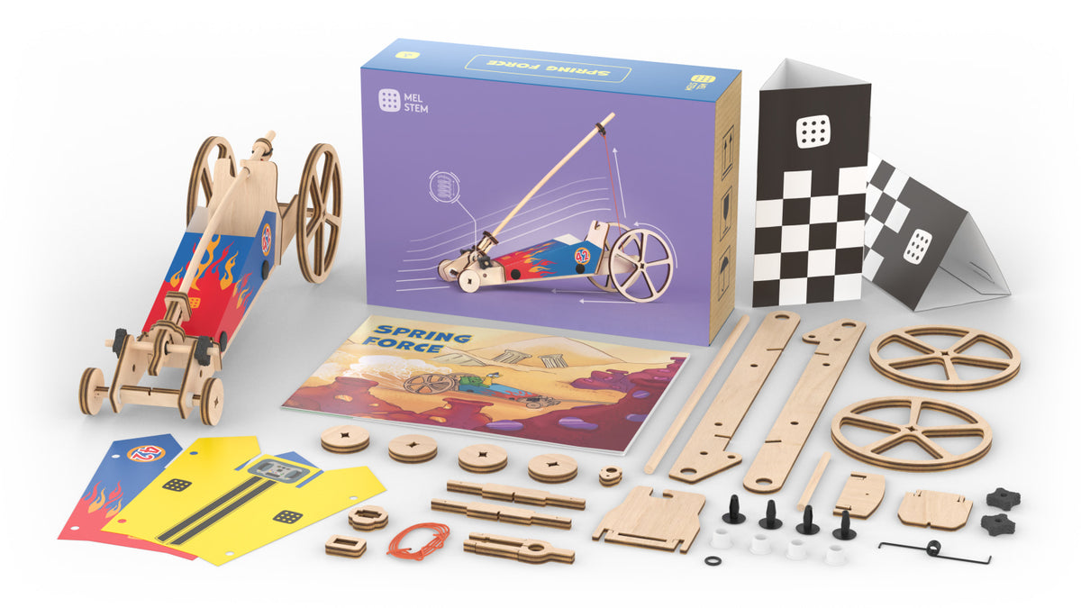 Spring Force Car STEM Kit