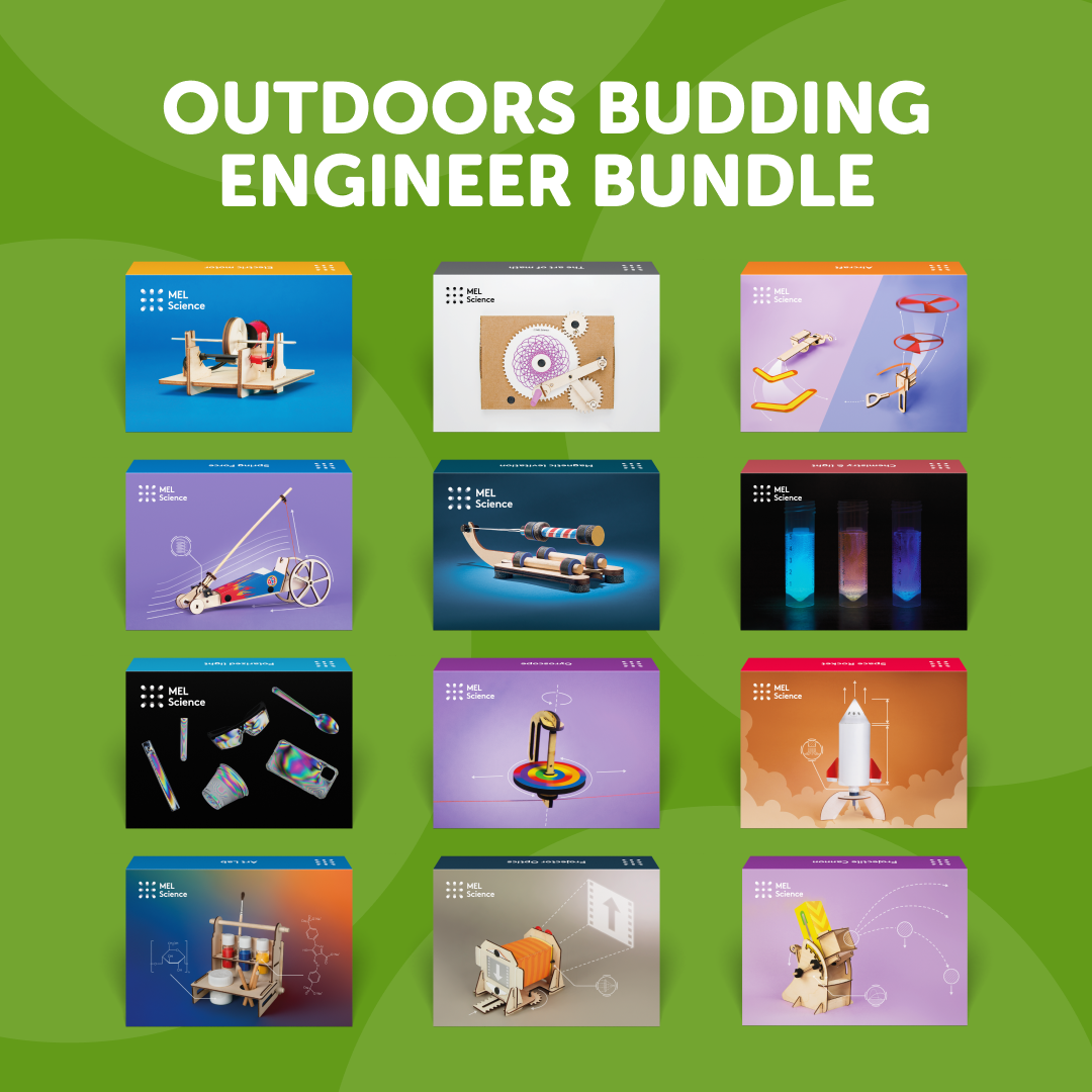 Outdoors Budding Engineer Bundle — Ages 5–10+ (with online lessons library)
