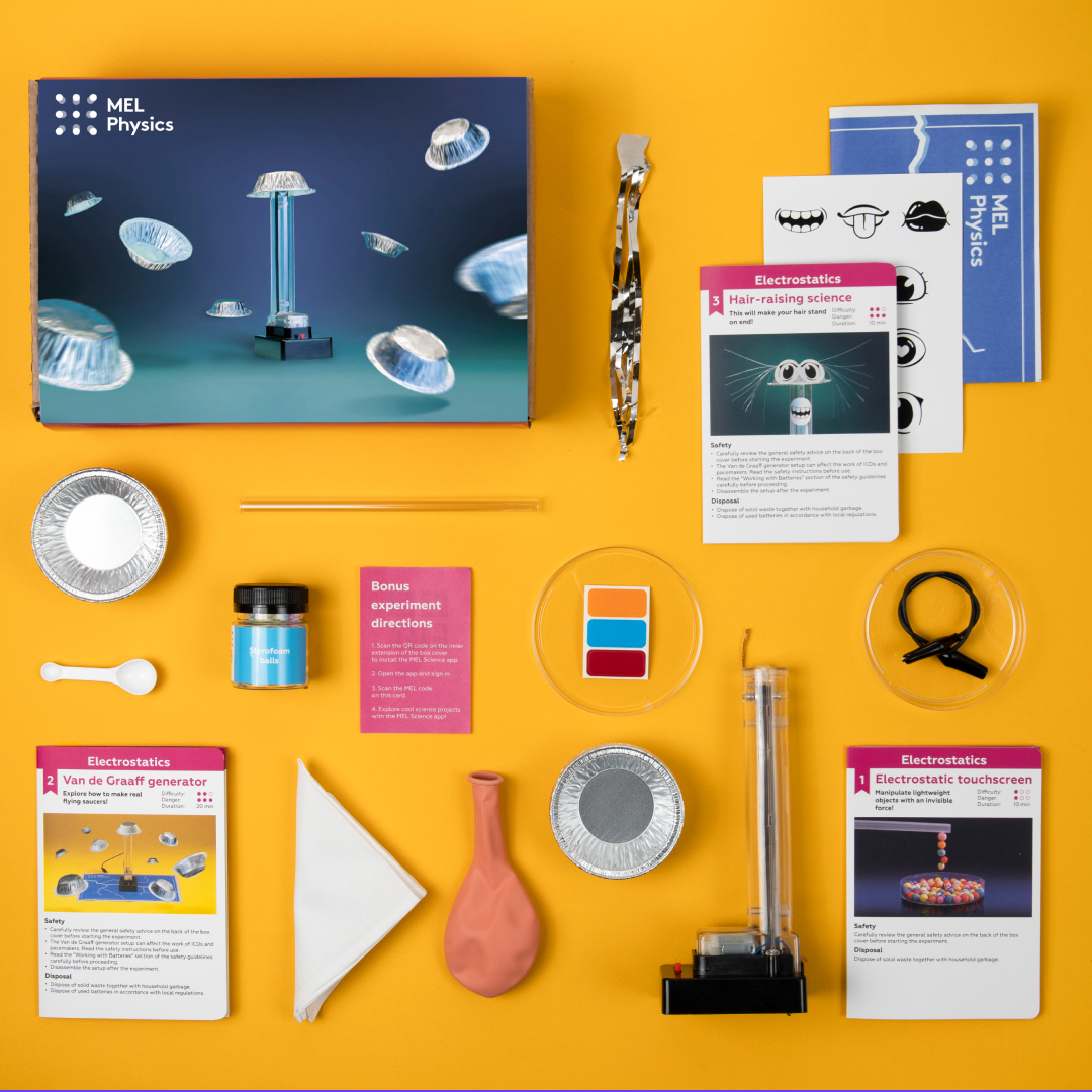 MEL Physics bundle — 6 boxes. Ages 8–14+
